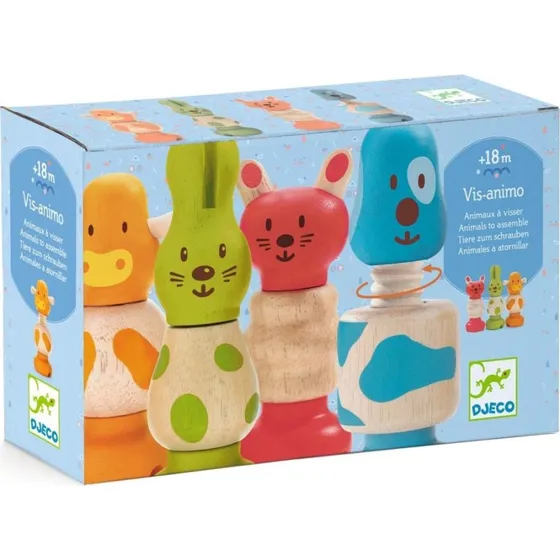 Djeco Vis-Animo Schraubtiere ab 18 Monate