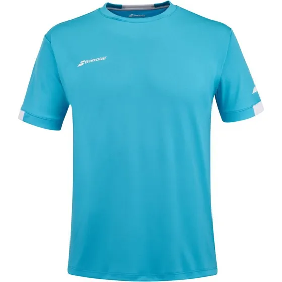 Babolat Play Crew Neck Tee Cyan Blue