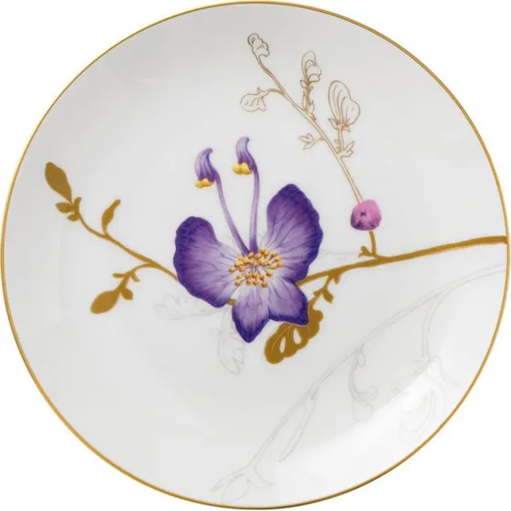 Royal Copenhagen Flora Stiefmütterchen 22 cm Frühstücksteller