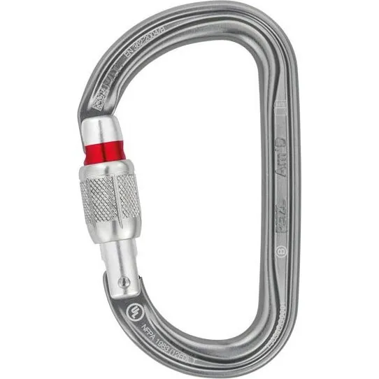 Petzl Am'D Screw-Lock Karabiner Silber