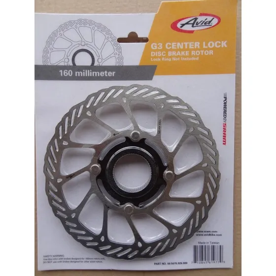 Avid G3 Scheibe 160 mm Centerlock ohne Lockring