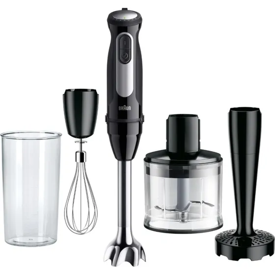 Braun MultiQuick 5 Pro MQ55307M Stabmixer 1000 W Schwarz/Silber