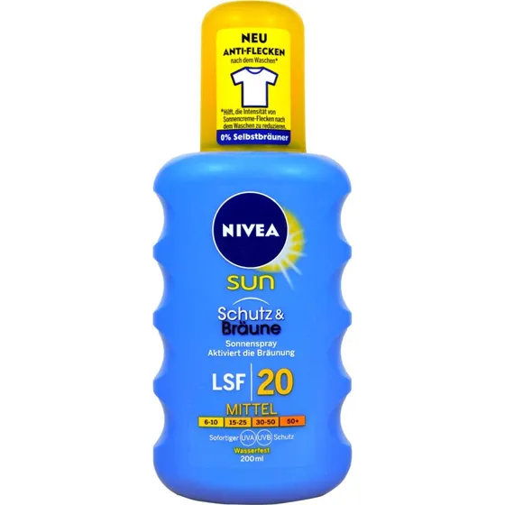 NIVEA SUN Schutz & Brune Sonnenspray LSF20 200ml