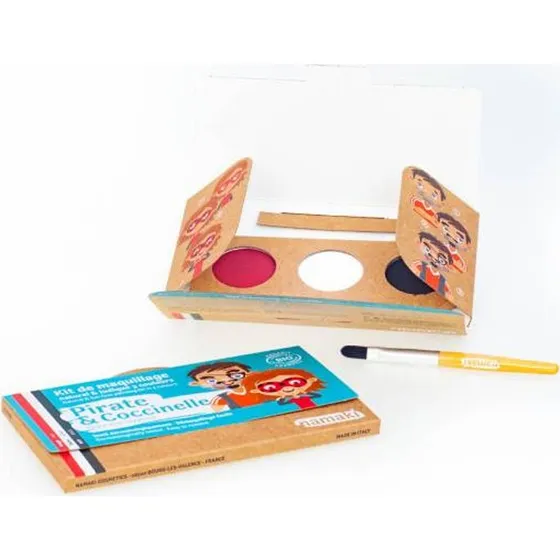 Namaki Kinderschminke Pirat + Marienkfer 3 Farben