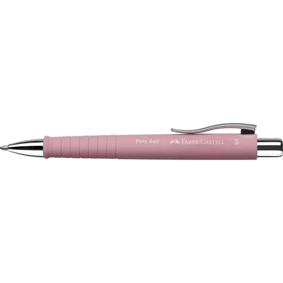 Faber-Castell Kugelschreiber Poly Ball XB, Rosé, Blau