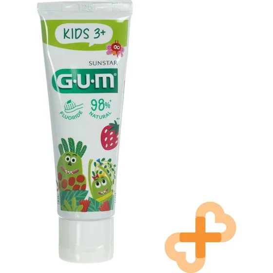 GUM Kids Pinguin Erdbeere Zahngel 50 ml