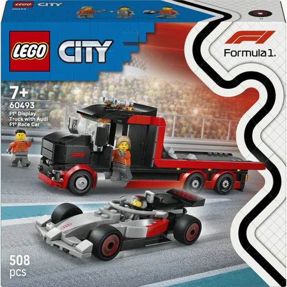 LEGO City 60493 F1 Truck mit Audi F1 Rennwagen