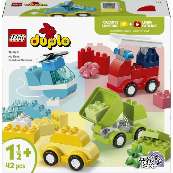 LEGO DUPLO 10474 Kreative Fahrzeuge - Lernspielzeug für Kleinkinder