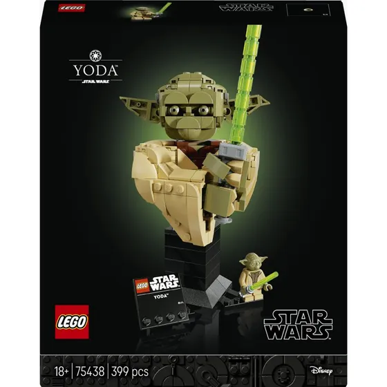 LEGO Star Wars 75438 Yoda Büste Bausatz für Erwachsene