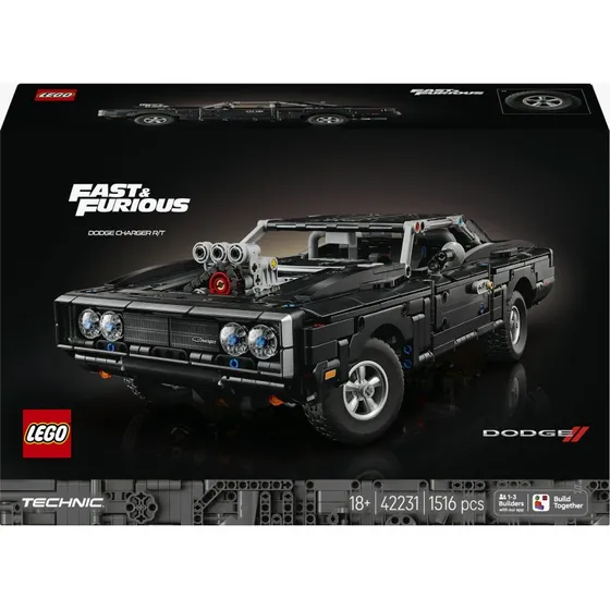 LEGO Technic 42231 Fast and Furious Dodge Charger R/T Auto