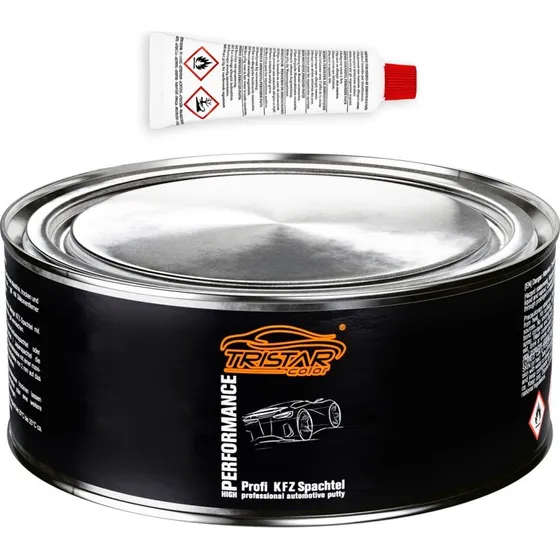TRISTARcolor 1 kg KFZ-Spachtel 2K Polyesterspachtel