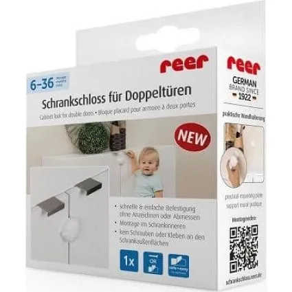 Reer Doppeltürsicherheit - Kindersicherung für Schränke