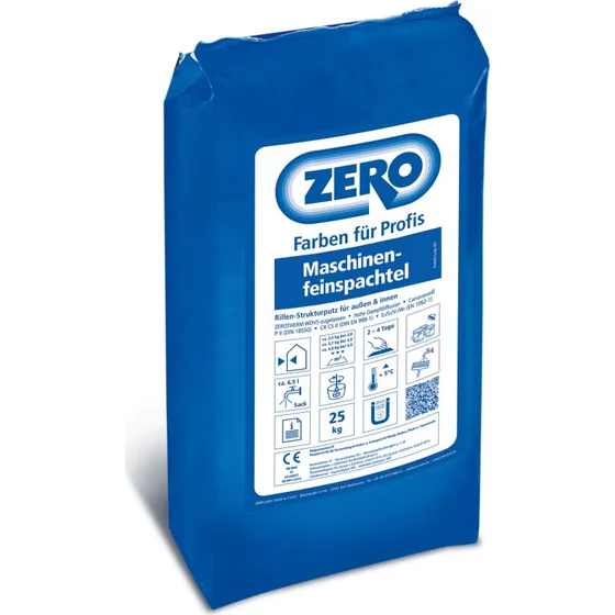 Zero Maschinenfeinspachtel 25 kg, naturwei