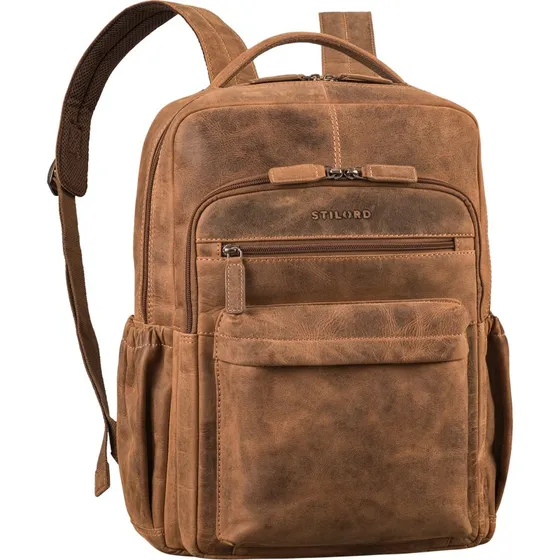 Stilord Hiro Premium Lederrucksack 16 Zoll