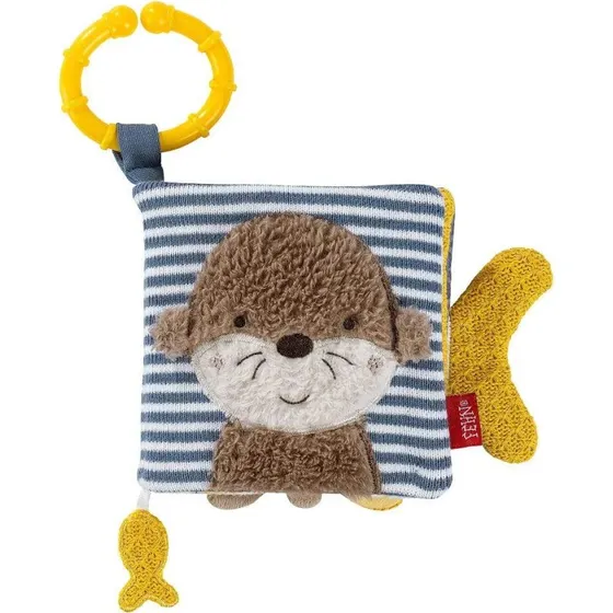 Fehn Stoffbuch Otter Theo - Interaktives Sinnesbuch für Babys