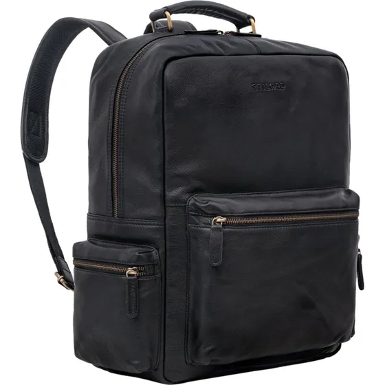 Isa Business-Rucksack Leder 19 Zoll Herren & Damen