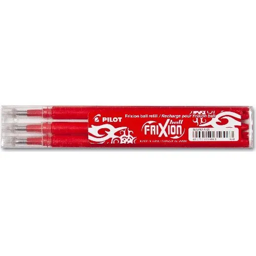 PILOT FriXion Ball Ersatzminen BLS-FR7 - Rot, 3er Set