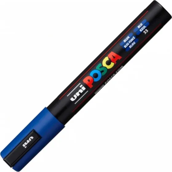 uni POSCA Acrylmarker PC-5M Medium, Blau, 1,8-2,5mm