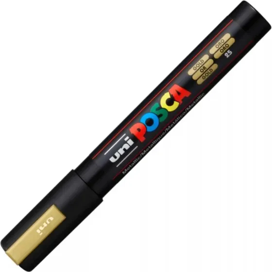 uni POSCA Acrylmarker PC-5M Medium, Gold