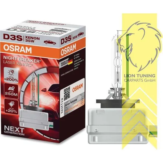 OSRAM XENARC NIGHT BREAKER LASER D3S 4500K