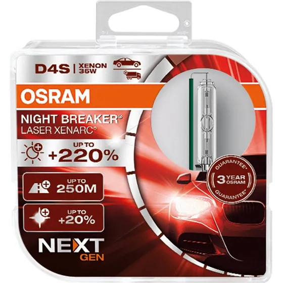 Osram D4S XENARC® NIGHT BREAKER® LASER Next Gen +220%