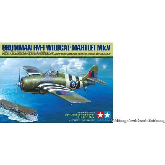Tamiya 1:48 FM-1 Wildcat/Martlet Mk.V Plastikbausatz