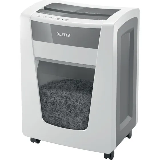 Leitz IQ Office Pro P5+ Aktenvernichter 2x5mm 7 Blatt wei
