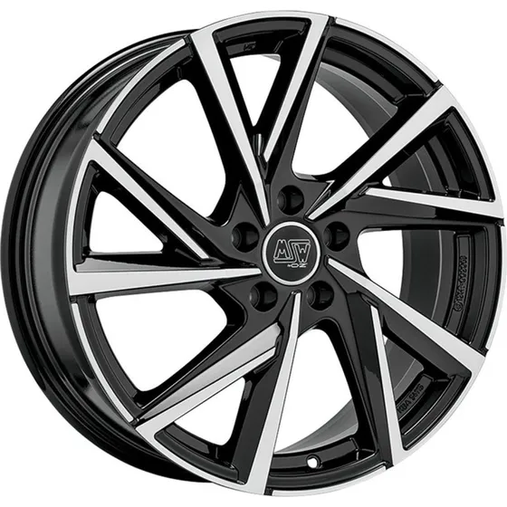 MSW 80/5 Felgen 19 Zoll 7.5J 5x112 ET49 Gloss Black