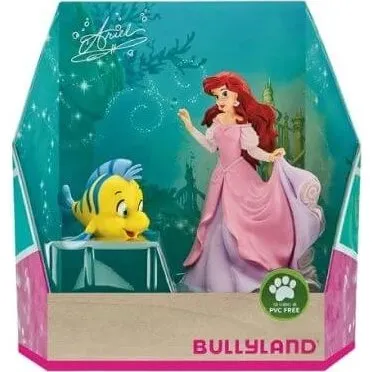 Bullyland Arielle & Flunder Set - Disney Meerjungfrau Figuren
