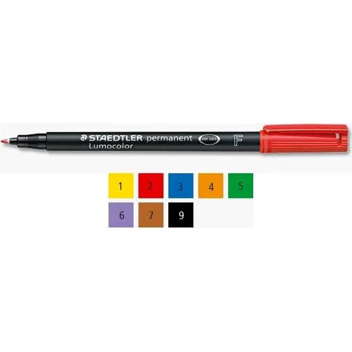 STAEDTLER Lumocolor Permanent-Marker 318F, blau, 0,6 mm
