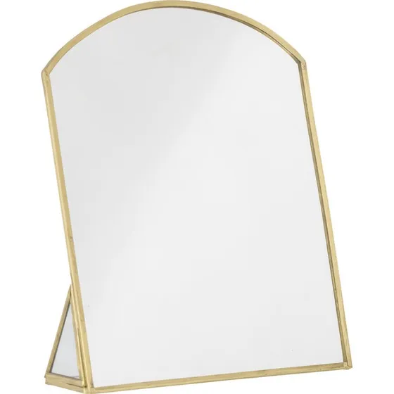 Bloomingville Inge Tischspiegel mit Messingrahmen