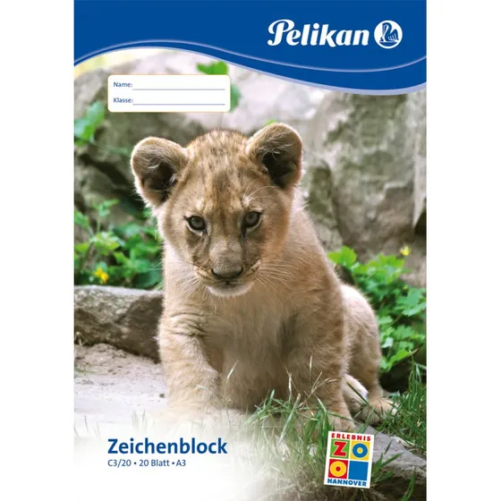 Pelikan Zeichenblock C3/20, DIN A3, 100 g/m², 20 Blatt