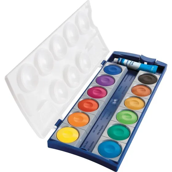 Pelikan Deckfarbkasten K12 - 12 Farben inkl. Deckweiß