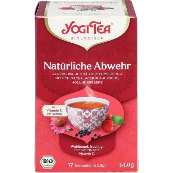 YOGI TEA Bio-Kräutertee Natürliche Abwehr, 34 g