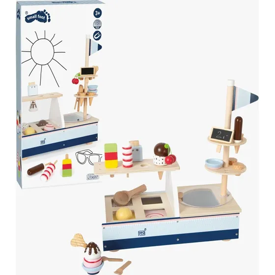 Small Foot Kinderküche Eistheke fresh Holz-Eisstand