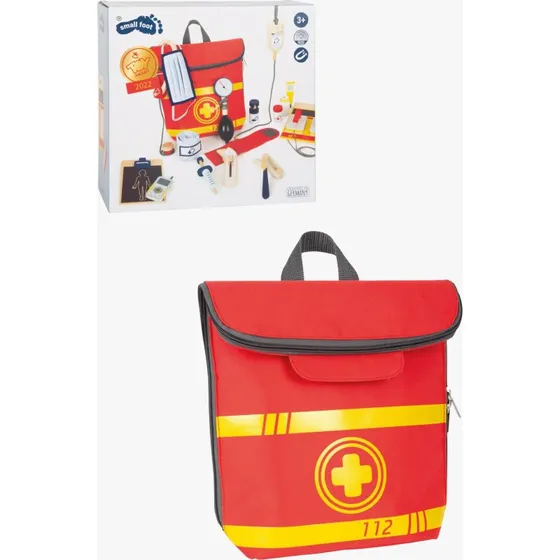 Small Foot Arzt-Rucksack Notarzt-Set aus Holz