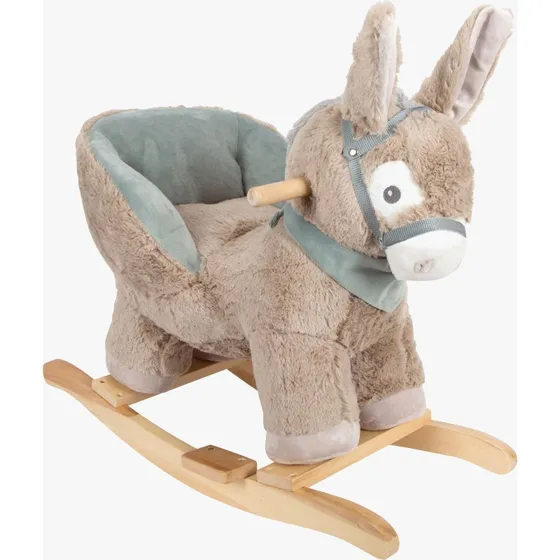 Small Foot Schaukeltier Esel - Plüsch-Schaukeltier ab 12 Monaten
