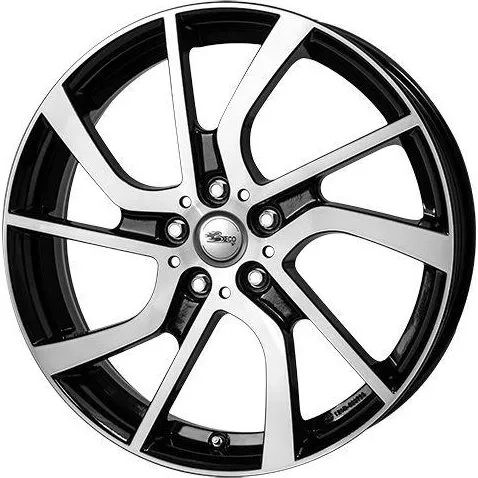 BROCK EB1 Felge 19 Zoll 5x112 ET43 schwarz glanz voll-poliert