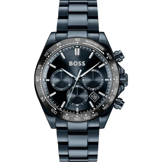 BOSS Hero 2.0 Chronograph Herrenuhr 43 mm Blau
