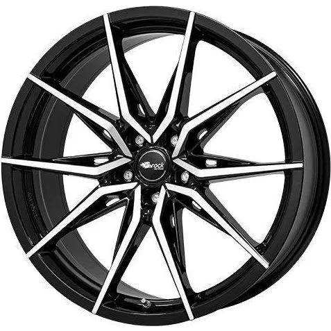 BROCK B42 Felge 8.5Jx20 5x108 ET45 schwarz glanz voll-poliert