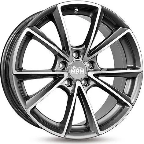 MAM Wheels MAM A5 Palladium Front Polished 8.5Jx20 5x112 ET45