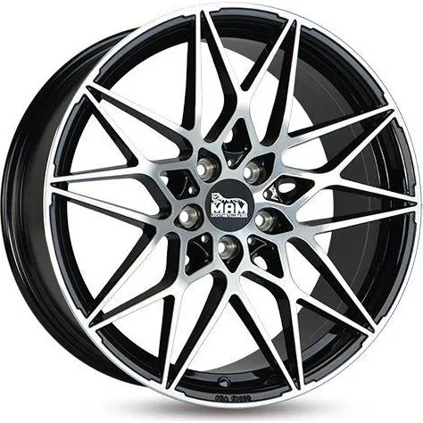 MAM Wheels MAM B2 Felge 8.5Jx20 5x120 ET35 Schwarz Poliert