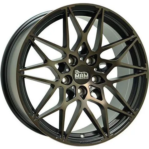 MAM Wheels MAM B2 mattes Schwarz-Bronze 8.0Jx18 5x120 ET35