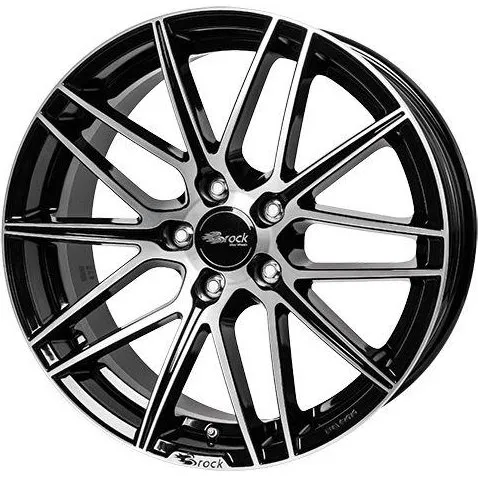 BROCK B34 Felge 7.5Jx17 5x120 ET35 schwarz glanz voll-poliert