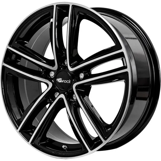 RC-DESIGN RC27 Felge 6.5Jx17 5x114 ET30 schwarz glanz voll-poliert