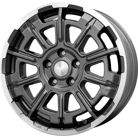 BROCK B45-5L Himalaya Grey voll-poliert 7.0Jx17 5x108 ET46