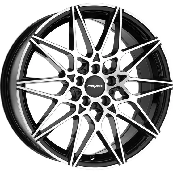 CARMANI 18 Knut Felge 8.0Jx18 5x112 ET30 Black Polish