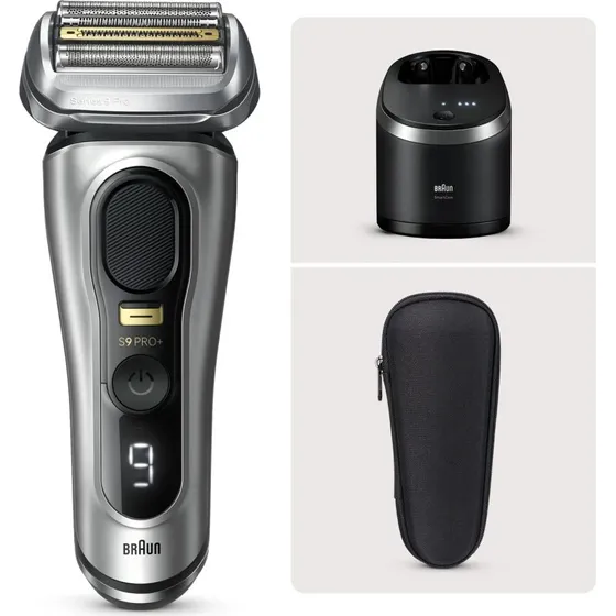 Braun Series 9 Pro+ 9567cc Wet & Dry Elektrorasierer Silber