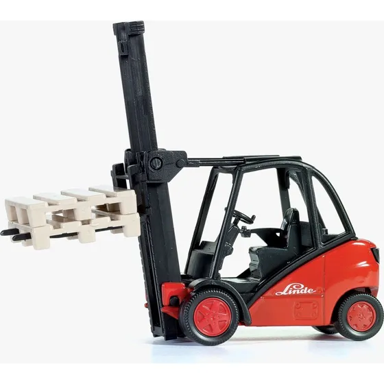SIKU Gabelstapler 1722 Linde 1:50 mit Paletten