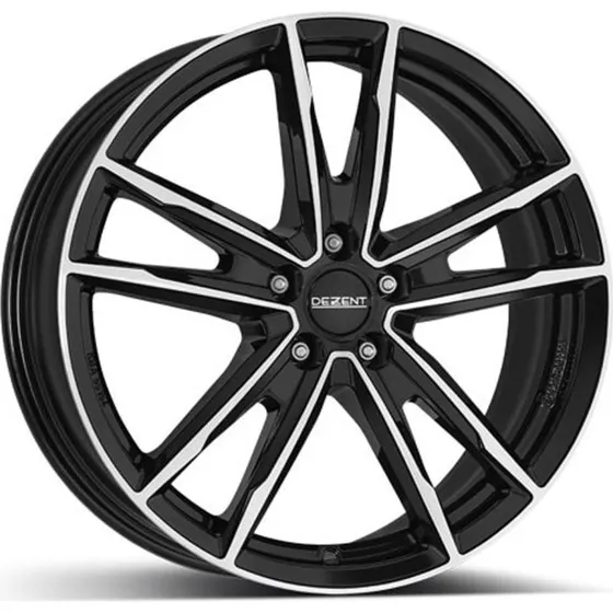 DEZENT KF Felge 18 Zoll 7.5Jx18 5x112 ET48 Dark ECE Black Polished